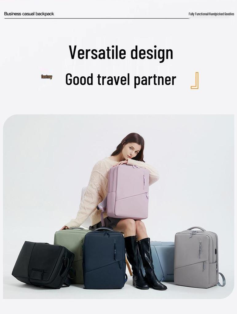 Sac à dos pour ordinateur portable élégant, antichoc et de grande capacité pour l'école