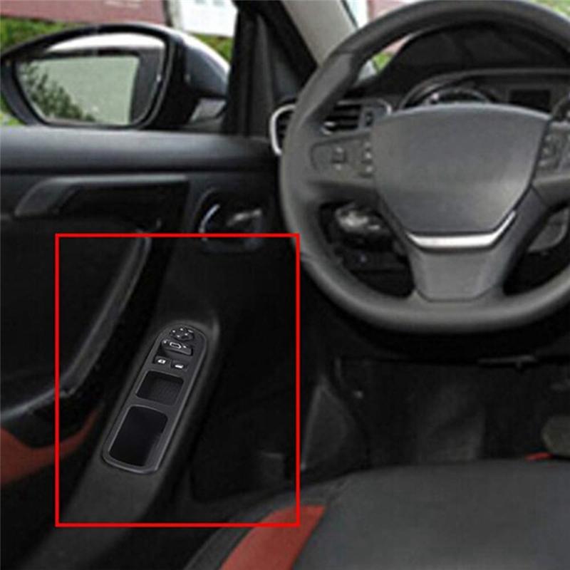 Portable Car Front Master Window Switch Button Door Glass Lift Control Switch 6554.QC For  207 Citroen C3 2007-2014 чёрный