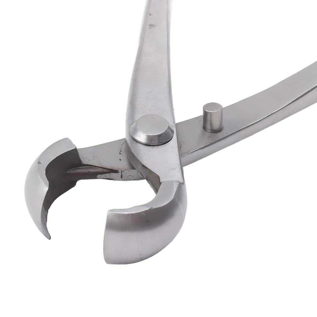 Concave Cutter Chromium Alloy Silver Bonsai Concave Branch Cutter Durable Gardening Concave Pruner for Home Yard Garden