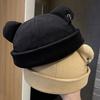 Unisex Katze Ohren Niedlich Kuppel Mützen Männer Frauen Melone Beanie Hüte Einfarbig Herbst Winter Hip Hop Hut Mode Koreanische Version Melonenmütze