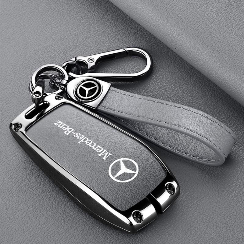 Car Smart Remote Key Case Fob Cover Bag For Mercedes Benz A C E S G Class GLC CLE CLA GLB GLS W177 W205 W213 W222 X167 AMG