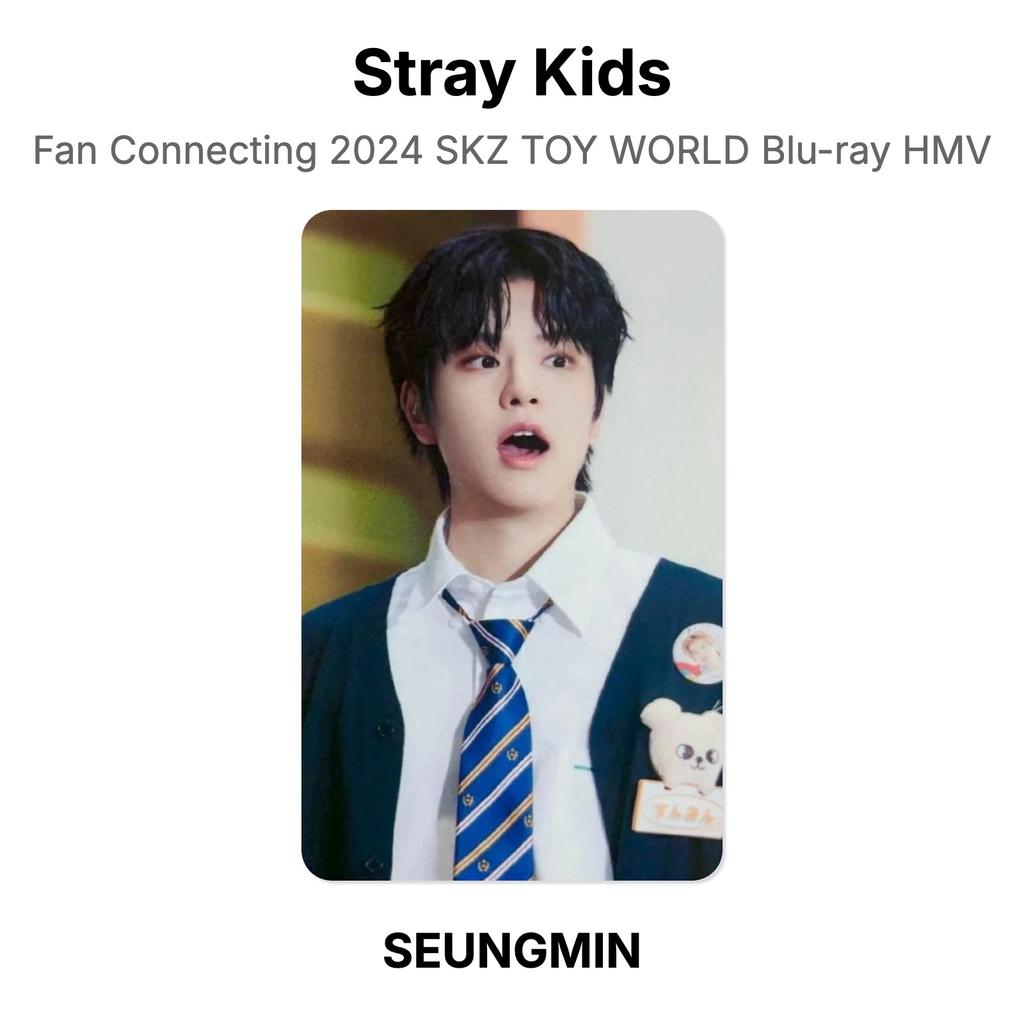Stray Kids Fan Connecting 2024 SKZ TOY WORLD Blu-ray HMV Official Photocard