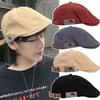 New Brand Cotton Beret Octagonal Forward Peaked Cap Autumn Winter Berets Hats British Painter Hat  Military Beret WomenCaps