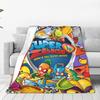 Super Zings Decke Mehrere Größen Super Weich Gemütlich Lustig Superzings Überwurfdecken für Sofa Couch und Bett