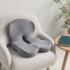 Memory Foam Seat Cushion with Back Support, L Shaped Car Office Chair Pad, Integrated Lumbar And Seat Cushion for Driving Desk