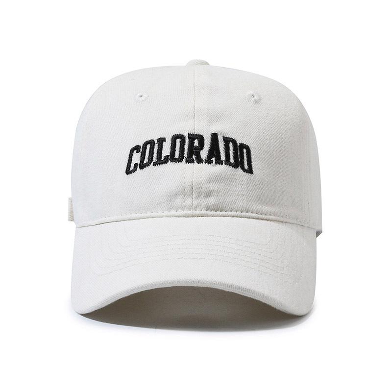 Korean hat women's large head circumference embroiderletter brushed baseball cap k-styleeasiest for match face small peaked cap