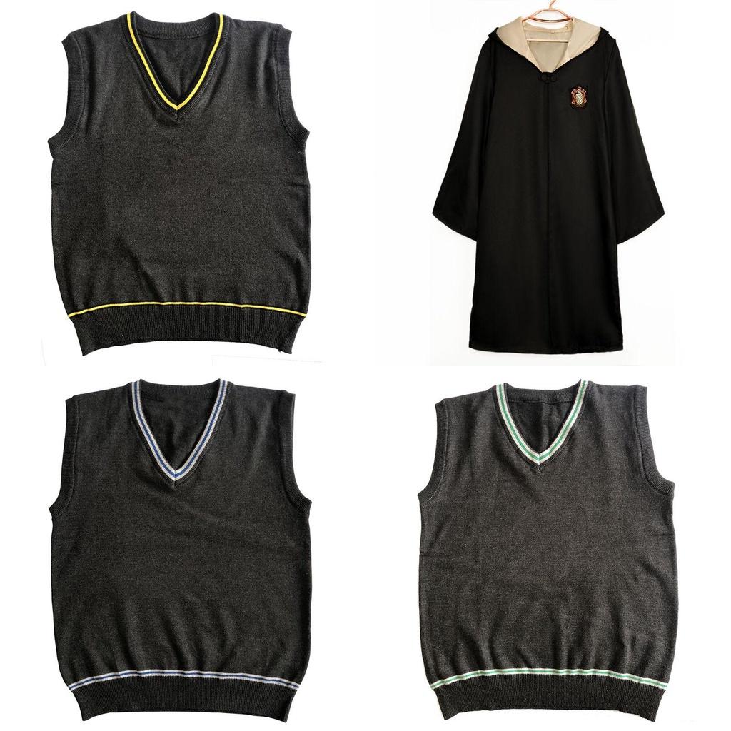 Harry Potter Kostüm Hogwarts Erwachsener Kind Robe Umhang Weste Mit Atmungsaktivem Stoff Und Exquisiter Naht Für Halloween Cosplay