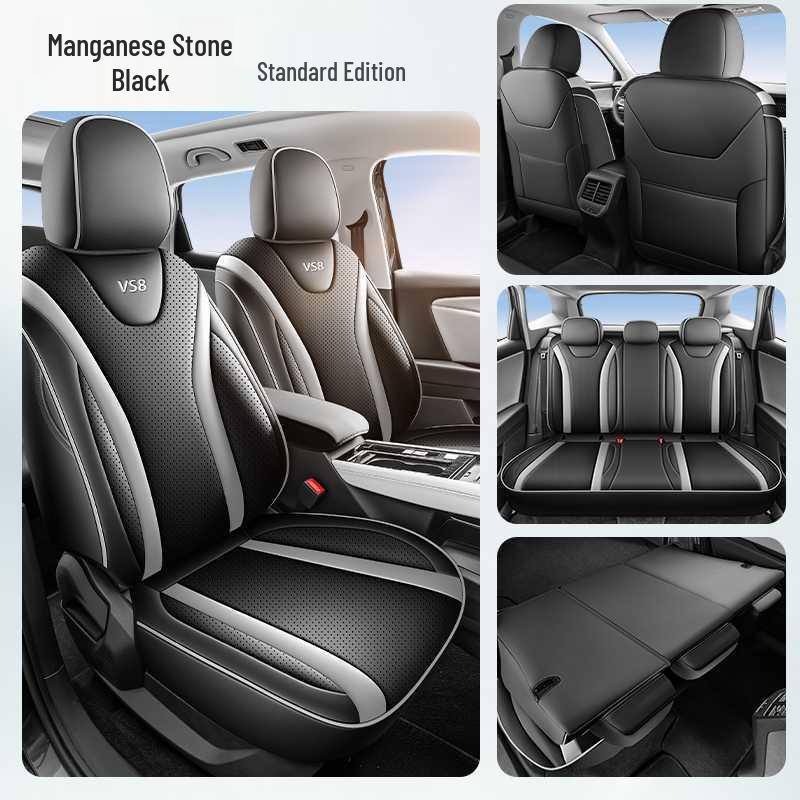 Jetta VS8 25/26 Model Perforated Leather Full-Coverage All-Season Car Seat Covers
