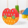 Wooden Day And Night Pattern Recognition Domino Toy For Preschool Learning