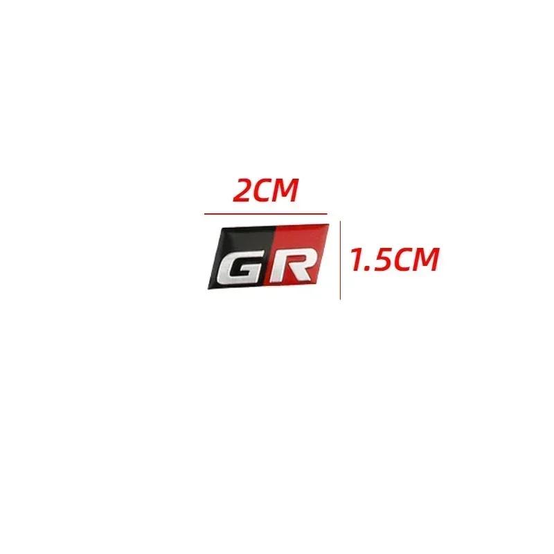 

Alloy Car Rear Labeling Sticker for Toyota GR Gazoo Racing Sport Yaris Hiace Estima Hilux Rav4 Supra Camry Crown CHR Accessories