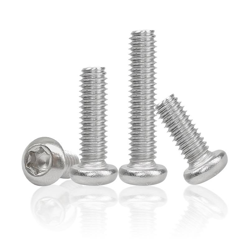304 Stainless Steel Pan Head Torx Machine Screw - M2, M2.5, M3, M4, M5, M6