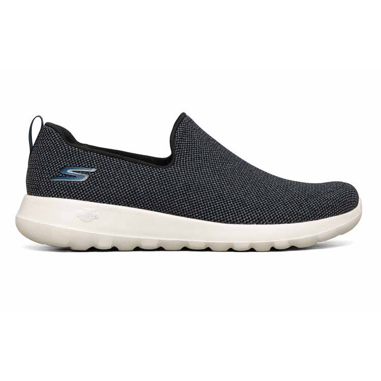Skechers Cushioning Soft Sole Slip-On Casual Low-Top Shoes Men Sneakers Blue 216114-BKBL
