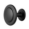 Cabinet Knobs, 30 Pack, 31 mm Black Zinc Alloy Drawer Pulls & Door Handles, Mushroom Kitchen Solid Knobs Dresser Handles, Cupboard Hardware with