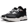 Li Ning Defender Slip Resistant Abrasion Resistant Thermal Mid top Running Shoes Women's Black White AGLT128-1
