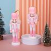 Rosa & Weiß Süßigkeiten Nussknacker Schmuckset