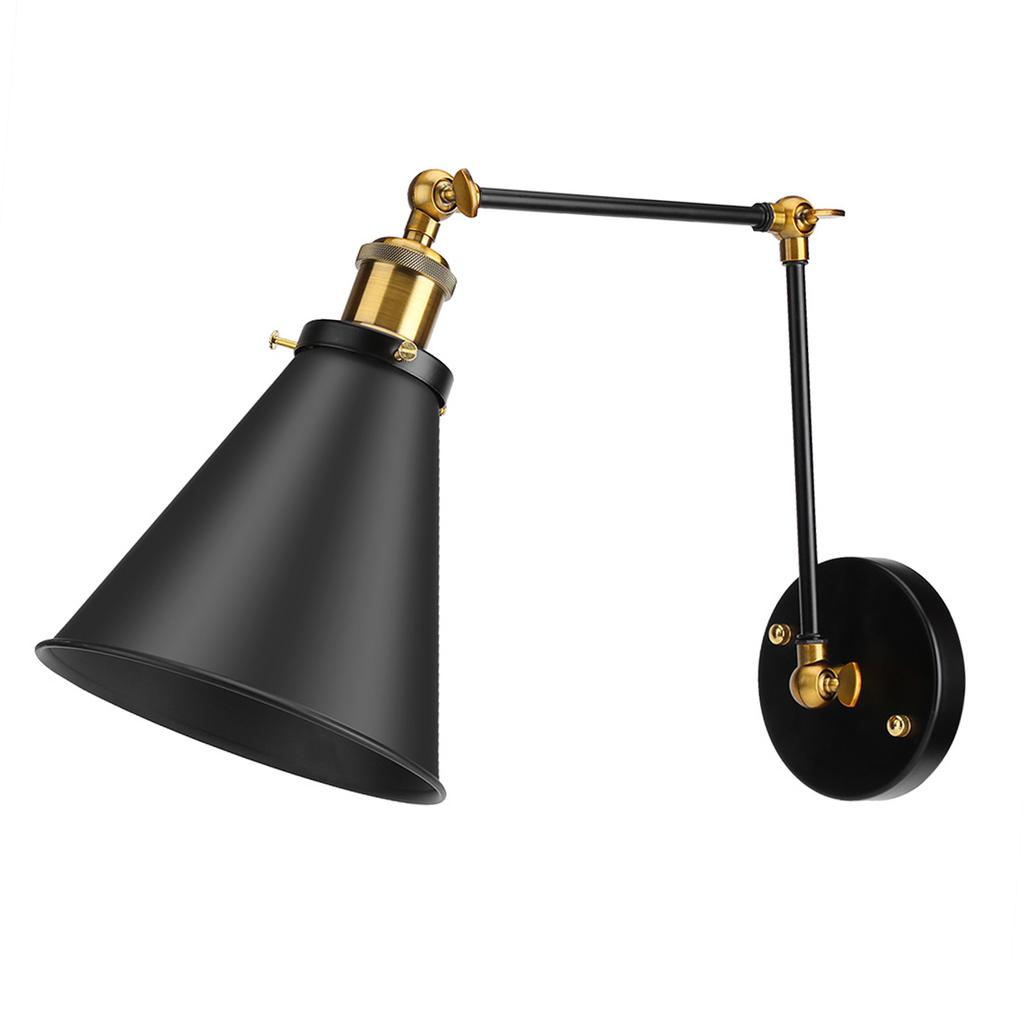 Adjustable Vintage Industrial Loft Swing Arm Ambient Lighting Warehouse Wall Decor