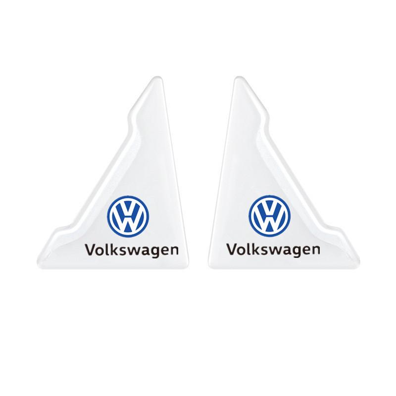 

2026 Hot For VW VOLKSWAGEN New 2pcs Transparent Door Corner Anti-collision Protector Sticker For VW Volkswagen Golf Polo Passat