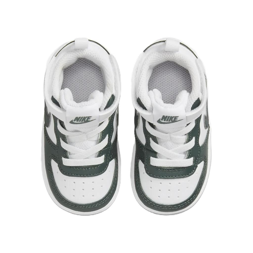 Nike Court Borough Mid 2 TD Vintage Green Baby Sneakers White CD7784-119