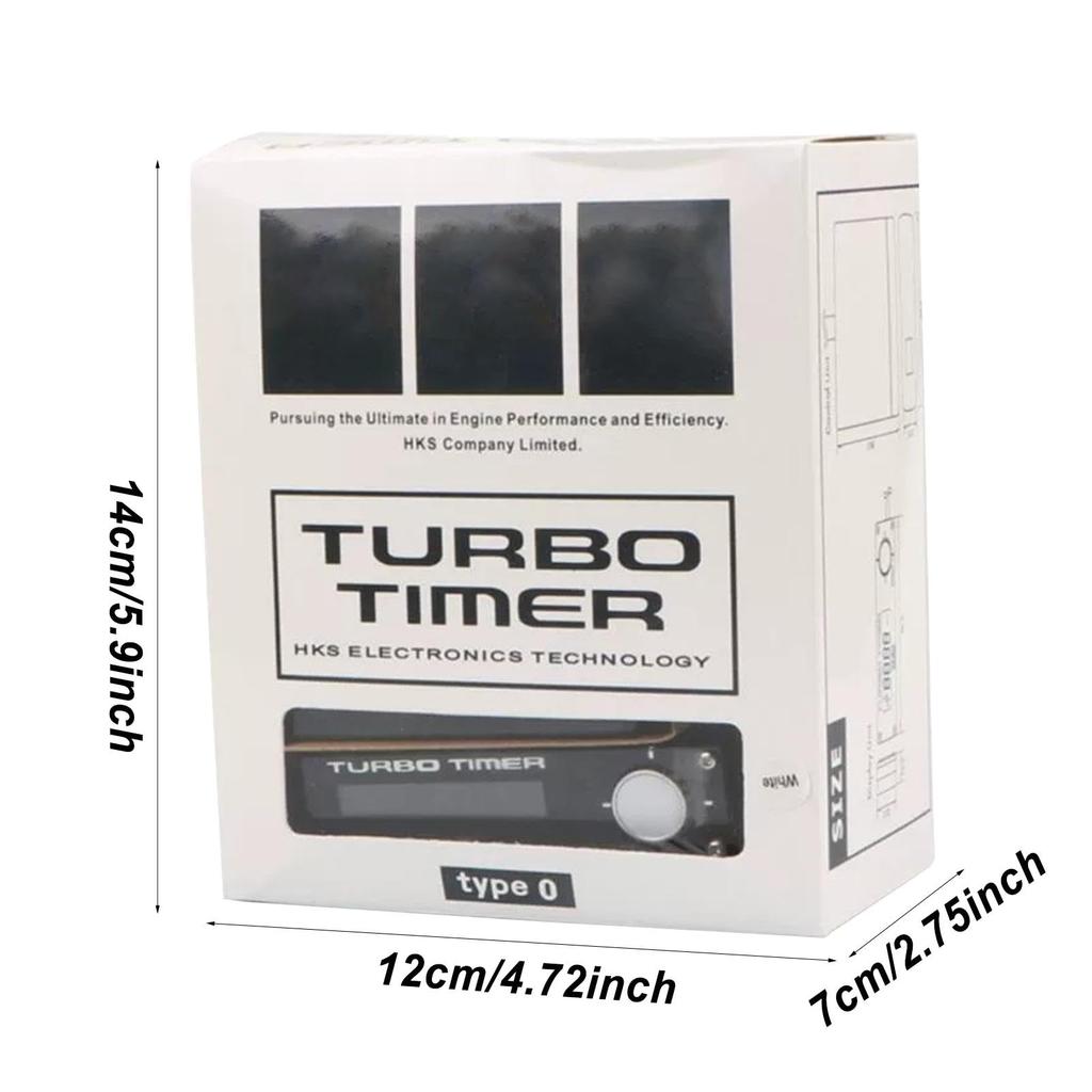 Digital Auto Turbo - Car Engine Timer | Turbo LED Digital Display | Engine