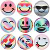 Classic Computer Embroidery Cloth Sticker Gradual Change Smiley Face Patch Sticker Color Expression Embroidery Sticker Clothes Decoration Embroidery C
