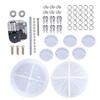 Musical Carousel DIY Silicone Mold for Music-Box Umbrella Bottom and Cover Mold DIY Movement Materials Round Brand Mold