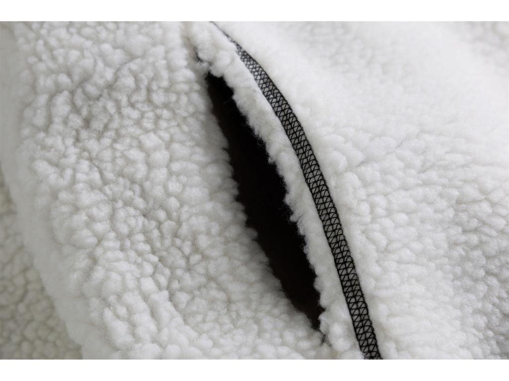 Men's Winter 2025 Hooded Lambswool Double-Sided Jacket – Thick, Warm, Casual Cotton Coat