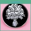 Broche de Esqueleto Elegante Para Homens e Mulheres Feito de Liga de Alta Qualidade Perfeito Para Presentes de Halloween