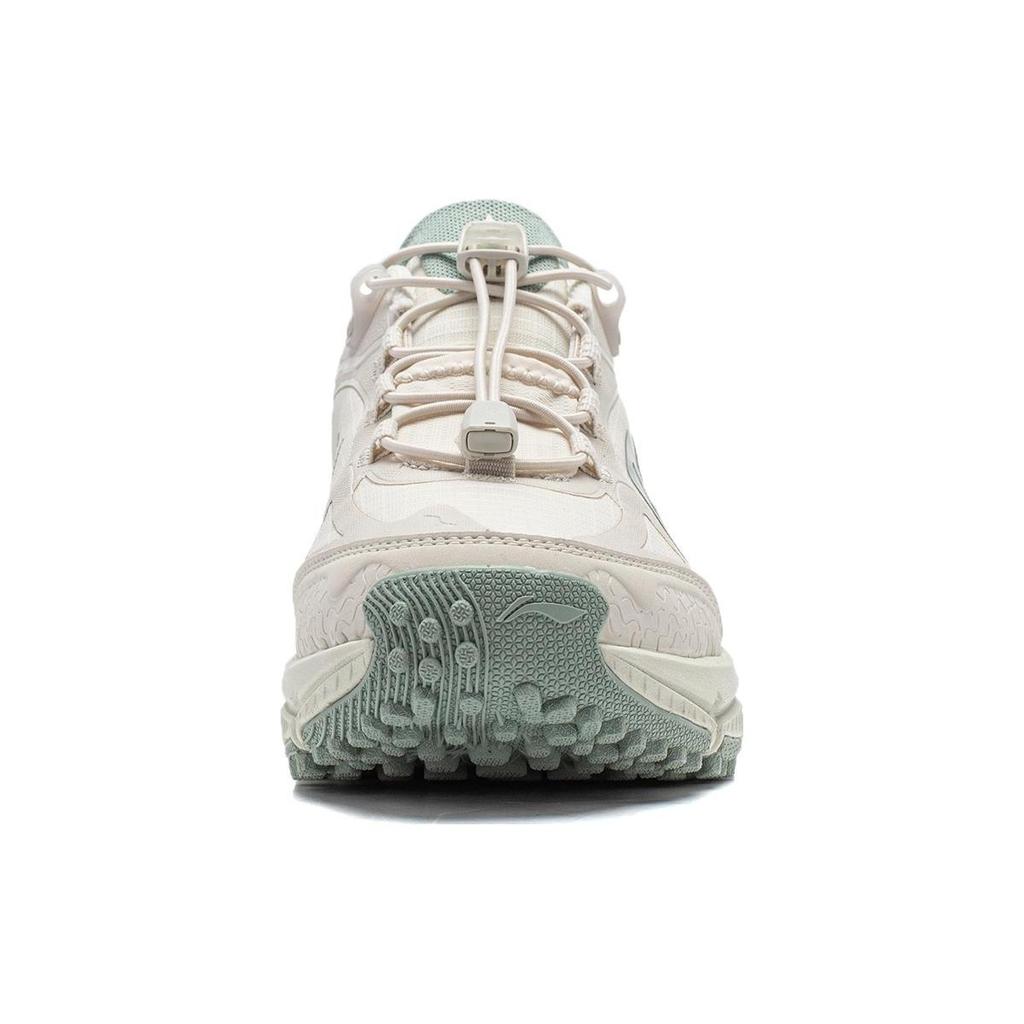 Li Ning Dämpfung Low-Top Laufschuhe Damen Perlmuttweiß ARNT010-2