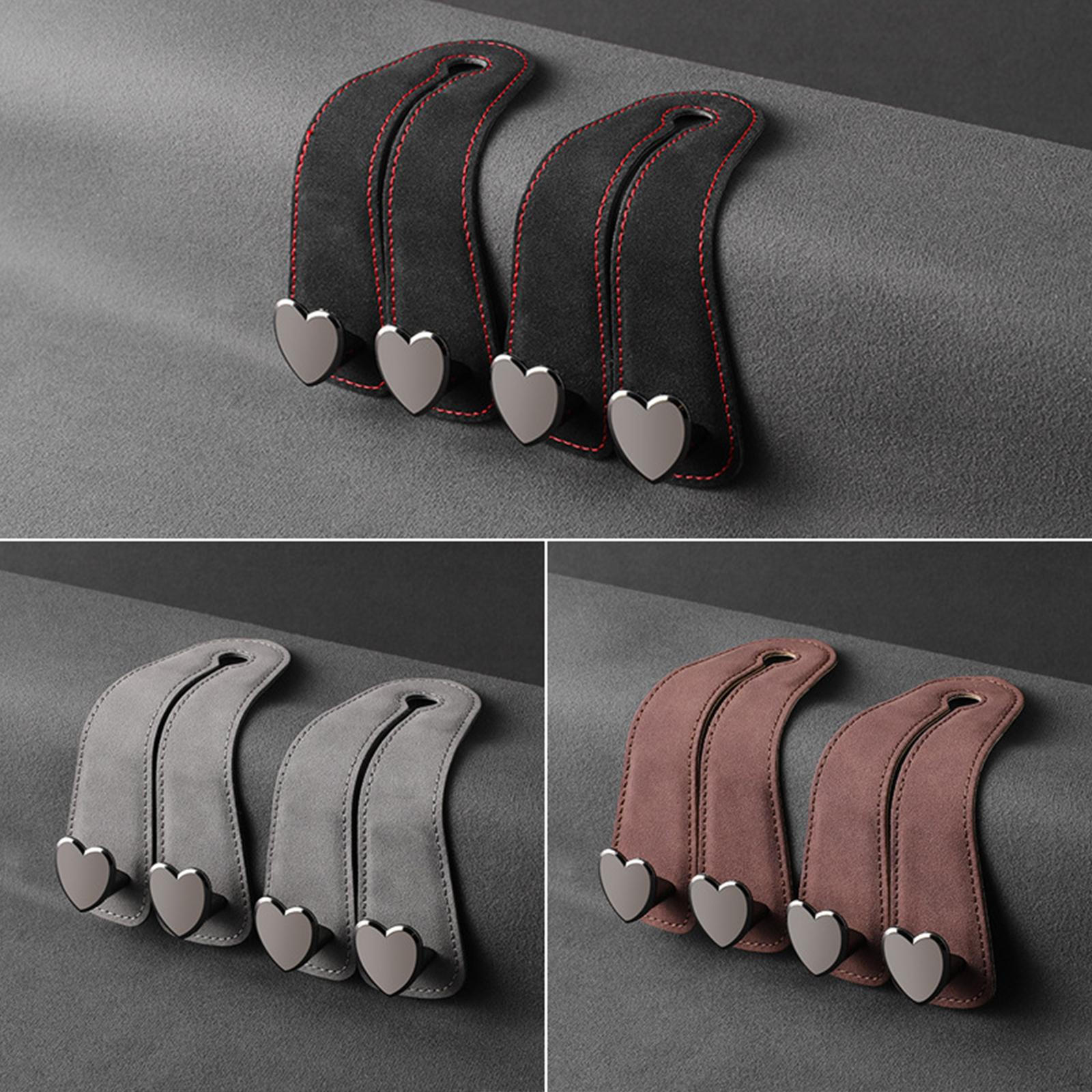 

Крючок для подголовника автокресла, подставка для телефона, аксессуары для интерьера, органайзер на спинку сиденья, автомобильный крючок для коричневый