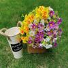 Artificial Flowers Artificial Small Daisy Simulation Green Plant Jumping Orchid Fake Flowers Bundle Wedding Home Silk Flower Decorative Props