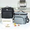 Insulated Large Ice Bag Lunch Box for Work, School, Outdoor, Double Pocket, High-Capacity Bento Bag