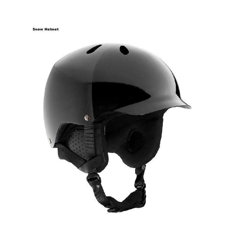 PSHM-014 Ski Helmet Carbon Fiber Bluetooth Winter Sports Helmet Skating Skateboard BMX Cycling