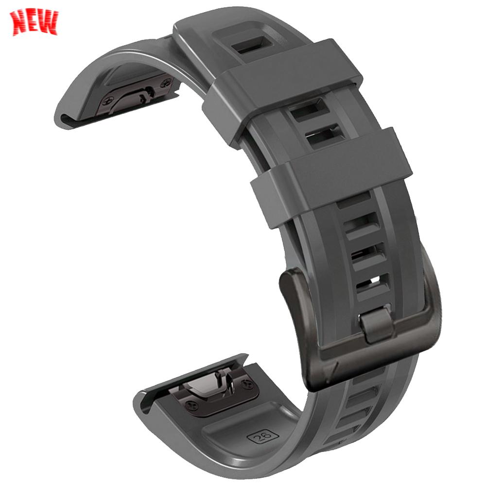 22mm 26mm Silicone QuickFit Sports Strap For Garmin Epix PRO Instinct 3 Quatix/DELTA/TACTIX/Fenix 6XPro 7 E 8pro 5XPlus Bracelet