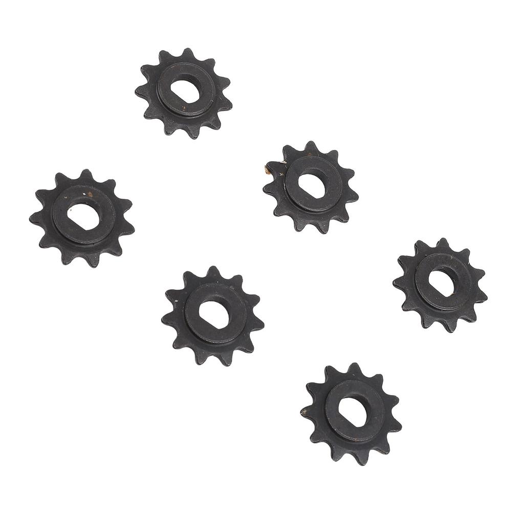 6pcs 11T Teeth 25H Chain Motor Sprockets Inner Diameter 8mm D Hole Chain Sprockets for Electric