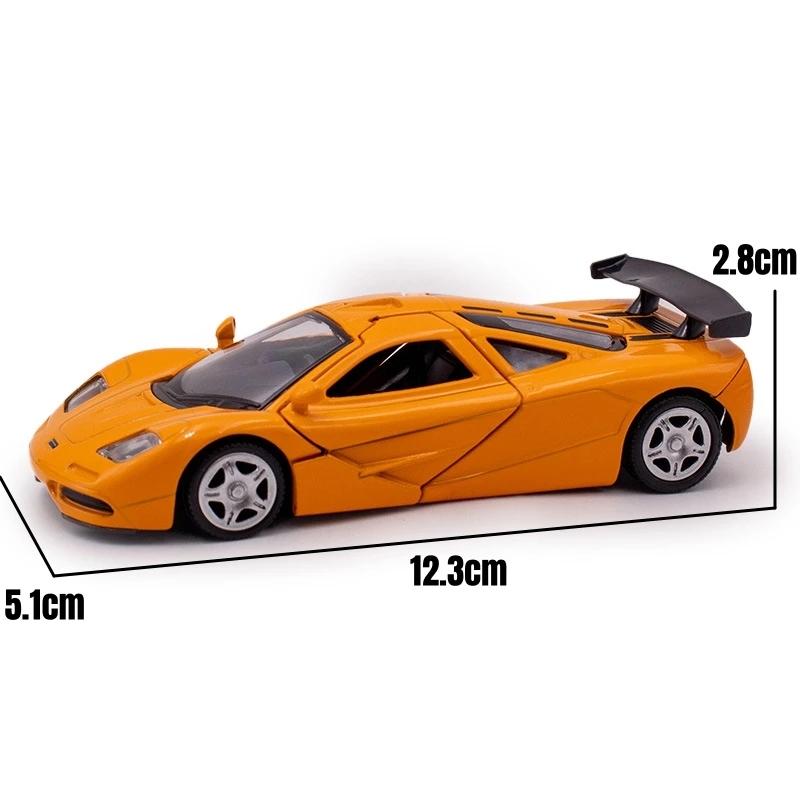 Auto Supercar Classica Retrò 1993 McLaren F1 Versione Match Auto in Metallo 5 Pollici Simulazione Diecast e Veicolo Giocattolo RMZ city 1:36 regali di compleanno in modelli in lega