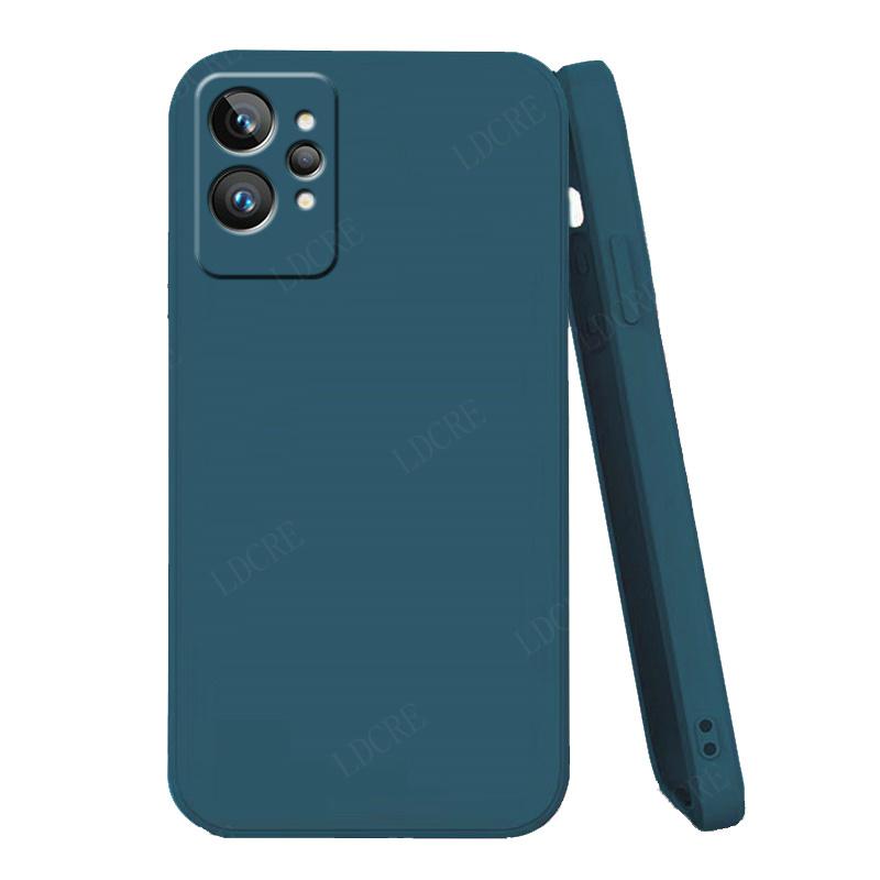 

Для чехла OPPO Realme GT 2 Pro Чехол для Realme GT 2 Pro Coque Back Противоударный мягкий чехол TPU для Realme GT Neo 2 GT 2 Pro Fundas Realme GTNeo2(GT 2) синий