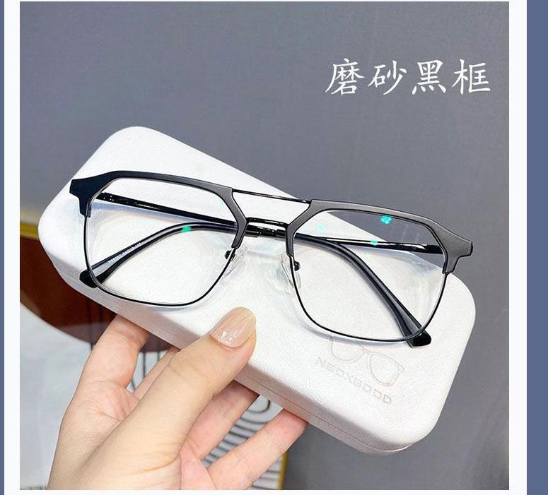

Metal Double Beam Photochromic Sunglasses For Men Drive Night Vision Glasses Fashion Shade For Men Women CHANGE TO YELLOW