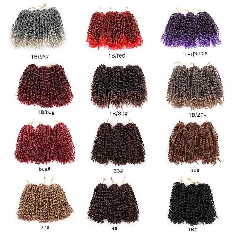 Moda Syntetyczna Afro Perwersyjne Kręcone Peruki Pixie Cut