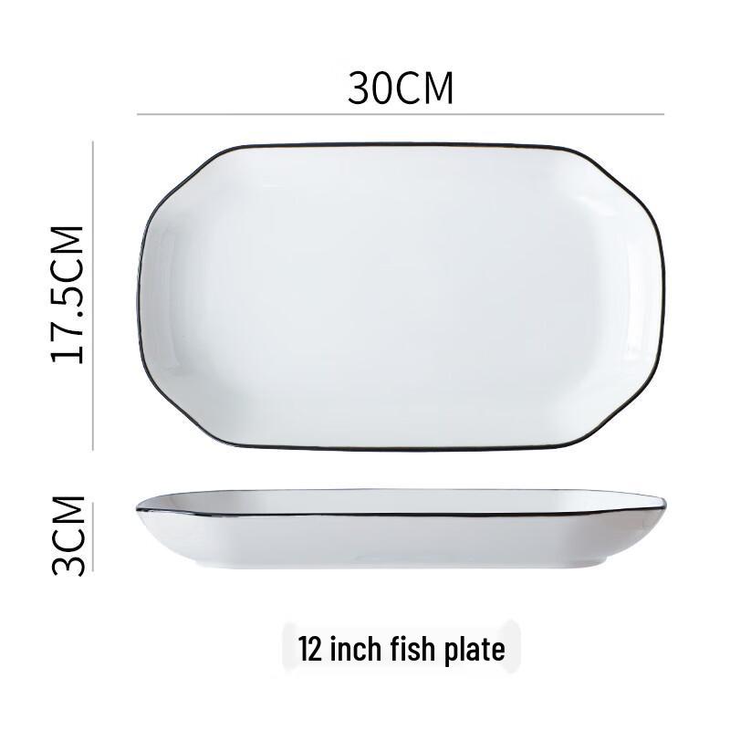 Ice Joy Ceramic Fish Plate