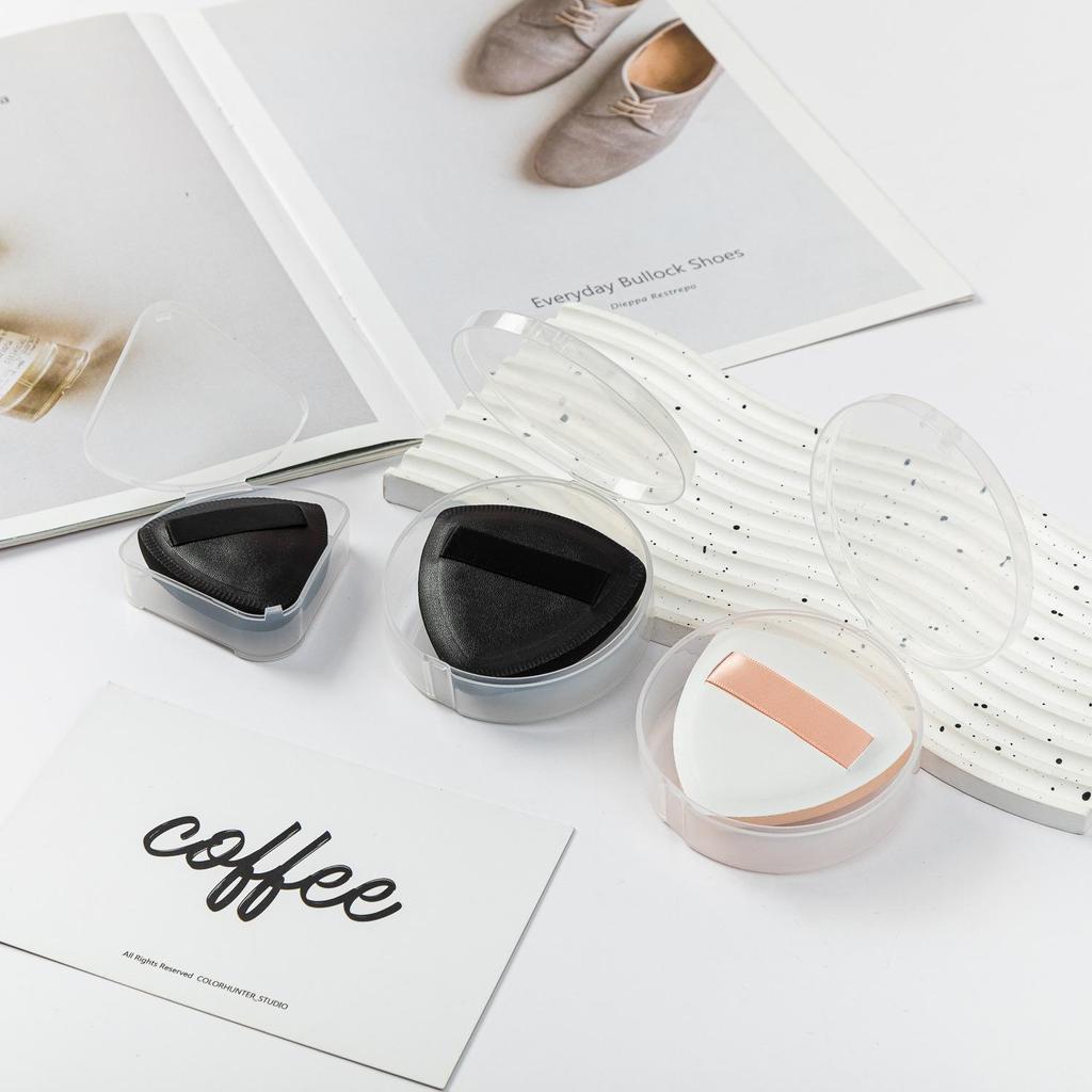 100% Cotton Dual-Use Marshmallow Face Cushion Concealer & Setting Sponge