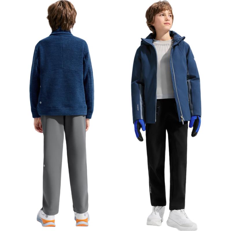 Moodytiger Boys Windproof Fleece Warm Outdoor Sports Pants 110