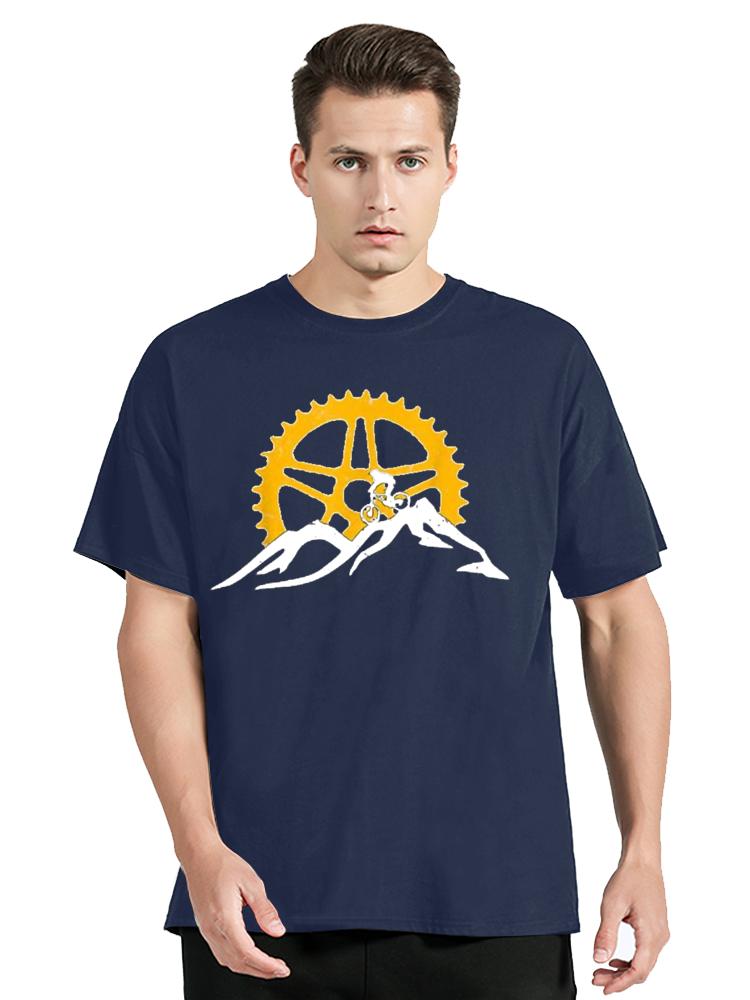 Mountain Bike Cycle Men Tshirts Downhill Mount MTB Fitness Tshirt Cotton Tops Tees Mens Clothes Oversized Unisex Tshirt