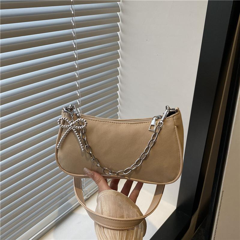 Underarm Bag, Niche Baguette Bag, Chain Single-shoulder Crossbody Dumpling Bag