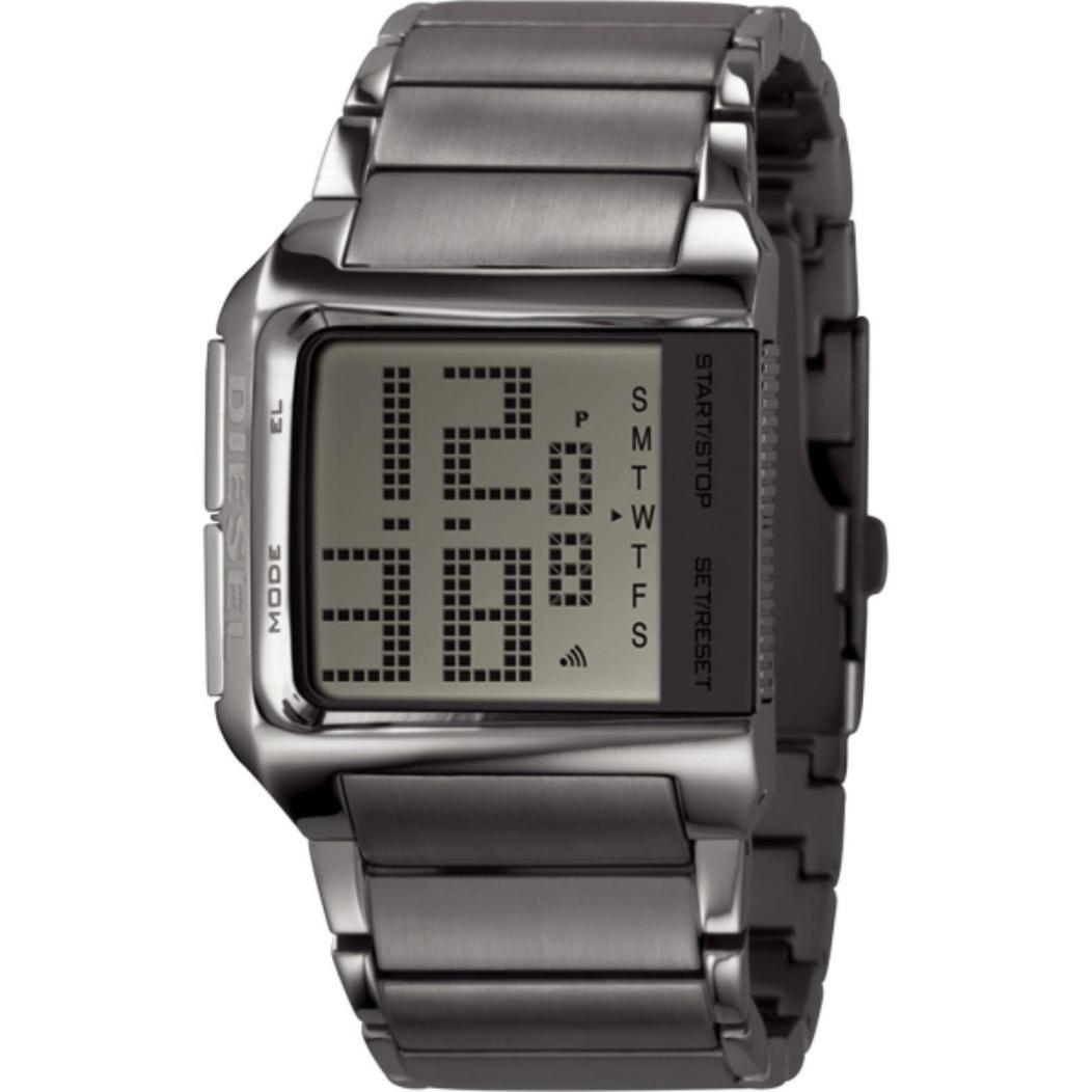 Diesel Men`s Digital Watch Grey Dial