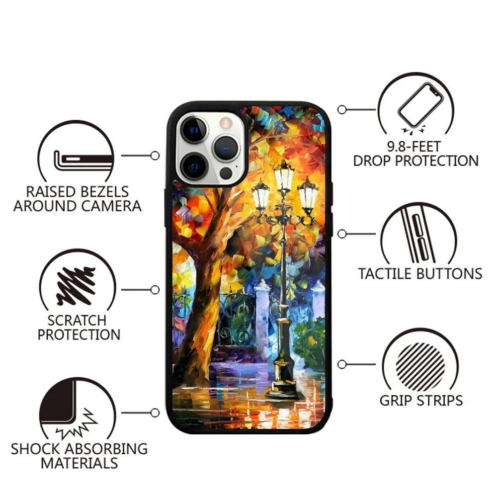 

L-Leonid A-Afremov Oil Painting Phone Case For iPhone 16,15,14,13,12,11,Plus,Pro,Max,Mini Magsafe Magnetic Wireless Charging iPhone16pro