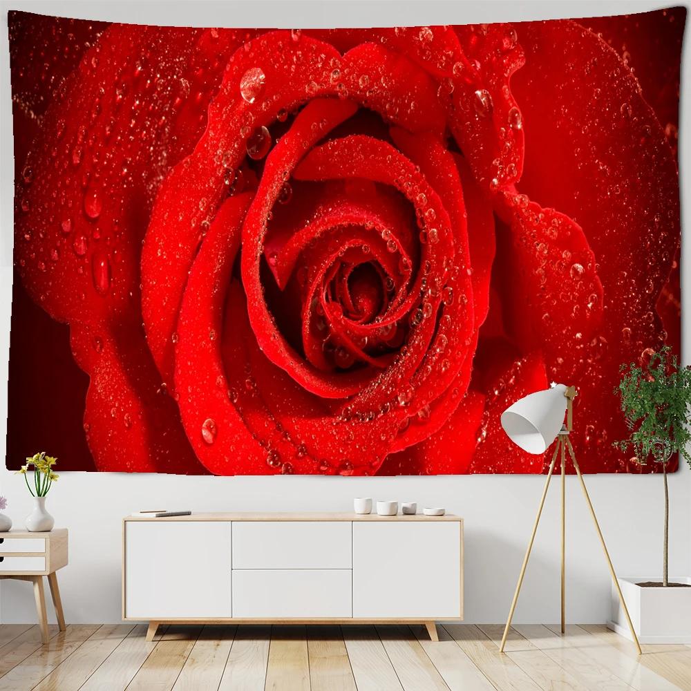 

Beautiful Flowers Tapestry Wall Hanging Chart Hippie Bohemian Tapestries Psychedelic Boho Home Decor Wall Carpet Cloth Tapiz 74x94cm(29x37in)