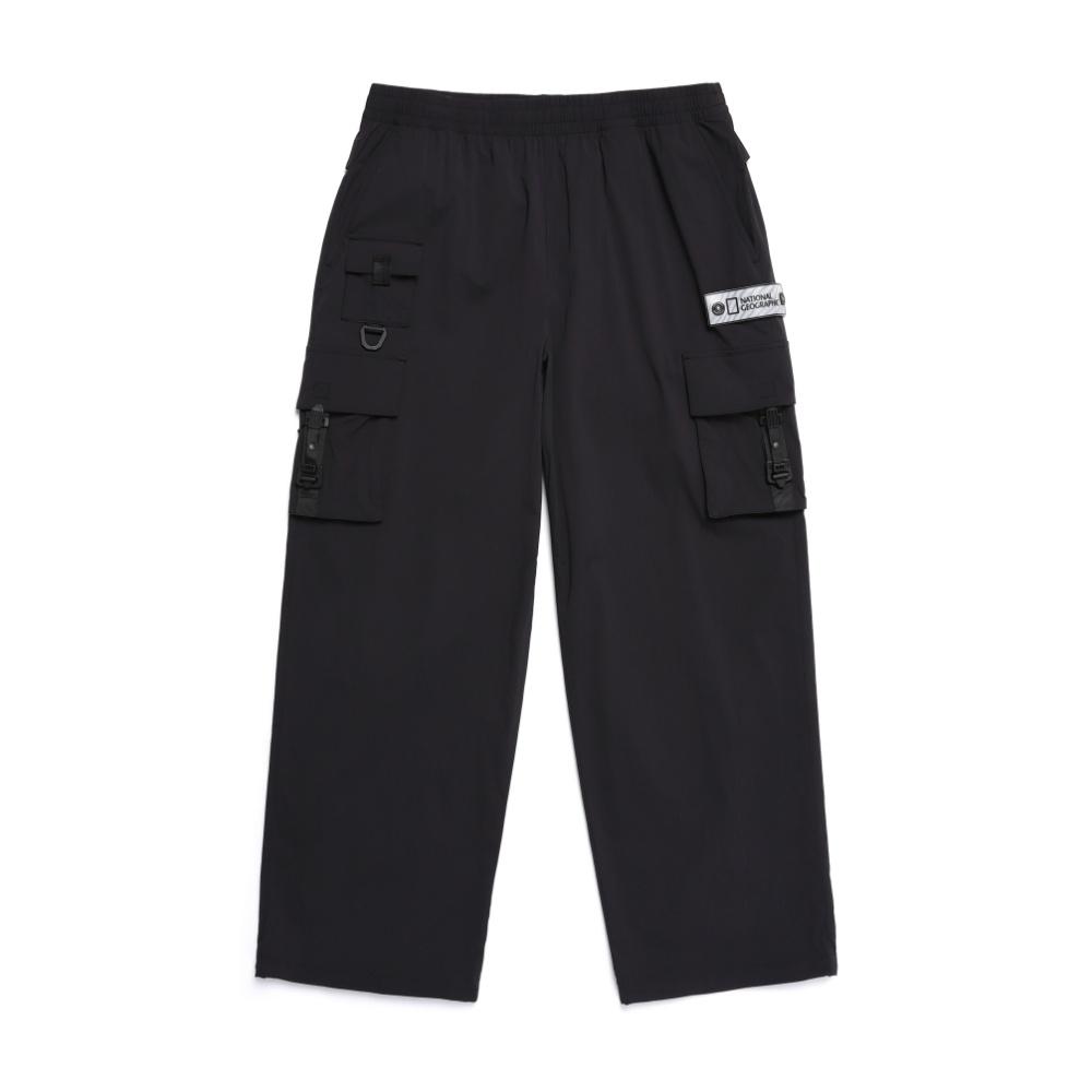 NATIONALGEOGRAPHIC N251Mpt110 Nrn Buckle Cargo Wide Pants Carbon Black
