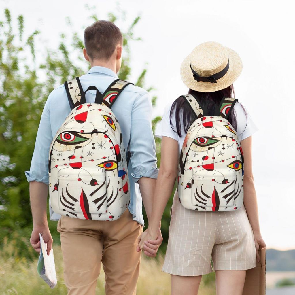 Joan Miro Backpack Hot Sale Daypack Large Capacity Boys Girls BookBag School Bag Shoulder Bags for Men Women