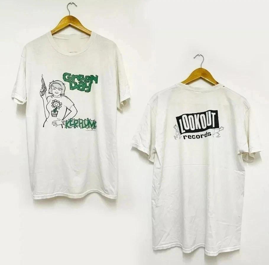 Vintage 90’s Green Day Band Kerplunk Album Band Tshirt size S5XL Unisex T-Shirt XXXL