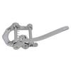 Yibuy Silver Zinc Alloy Guitar Tremolo Unit, Guitar Vibrato Tremolo Bridge for Electric Guitars